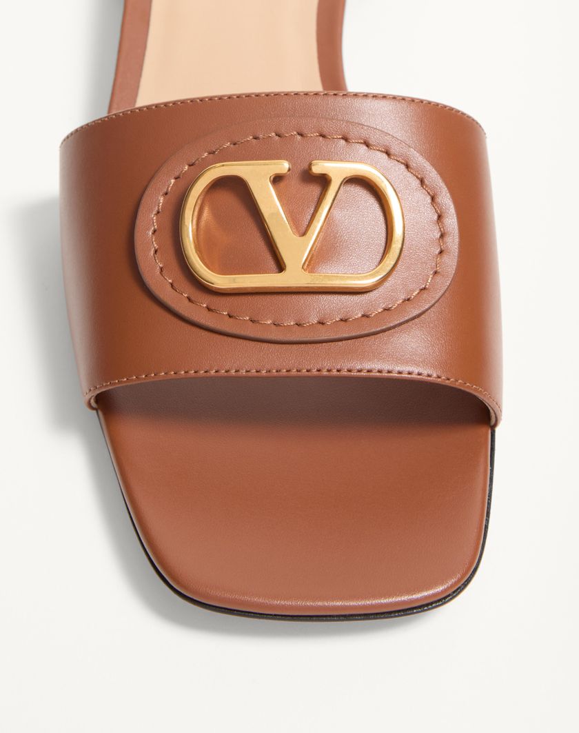 VLOGO SIGNATURE SLIDE SANDAL IN CALFSKIN 20MM - Image 3